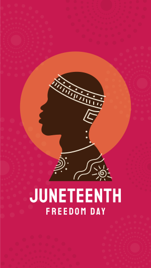 Beautiful Juneteenth Man Instagram story Image Preview