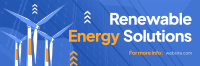 Renewable Energy Solutions Twitter Header Image Preview