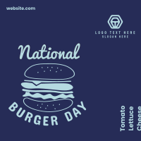 Classic Burger Instagram Post Design