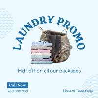 Laundry Delivery Promo Instagram post Image Preview