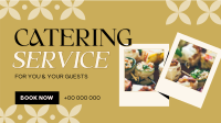 Catering Service Business Facebook Event Cover Design