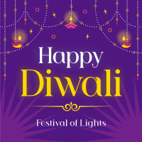 Celebration of Diwali Instagram Post Design