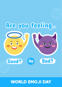 Emoji Day Poll Poster Design