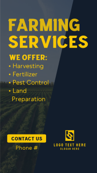 Expert Farming Service Partner YouTube Short Design