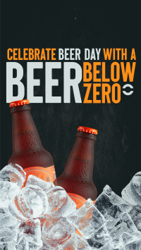 Beer Below Zero Instagram reel Image Preview