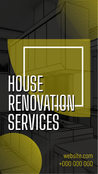 Sleek and Simple Home Renovation Instagram reel Image Preview
