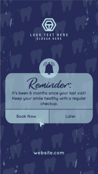 Dental Checkup Reminder Facebook Story Preview