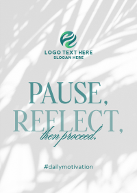 Pause & Reflect Poster Image Preview