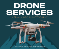 Aerial Drone Service Facebook Post Design