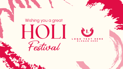 Holi Festival Facebook event cover Image Preview