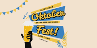 Oktoberfest Beer Promo Twitter post Image Preview