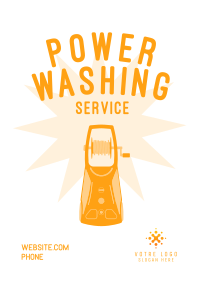 Power Washing Service Flyer Image Preview