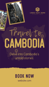 Travel to Cambodia Instagram Story Design