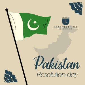 Pakistan Day Flag Instagram Post Image Preview