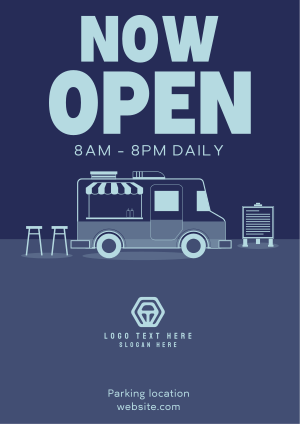 Food Truck Opening Flyer Image Preview