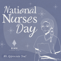 Midcentury Nurses' Day Instagram Post Design