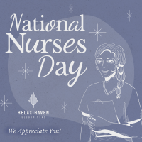 Midcentury Nurses' Day Instagram post Image Preview
