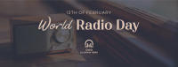 Radio Day Analog Facebook cover Image Preview