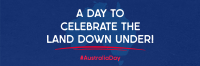 Australian Day Map Twitter Header Design
