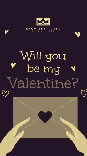 Romantic Valentine Instagram story Image Preview