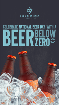 Below Zero Beer Instagram Story Preview