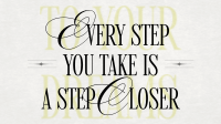 Take a Step Motivational Quote Animation Preview