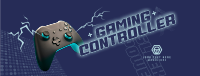 Sleek Gaming Controller Facebook Cover Design