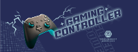 Sleek Gaming Controller Facebook cover Image Preview