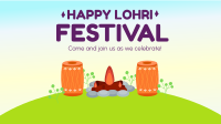 Lohri Celebration Facebook event cover Image Preview