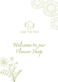Minimalist Flower Shop Flyer Image Preview