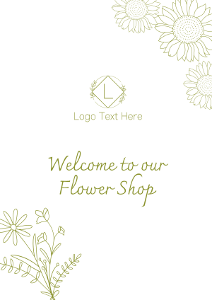 Minimalist Flower Shop Flyer Image Preview