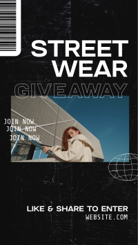 Streetwear Giveaway Instagram Reel Design