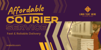 Courier Shipping Service Twitter post Image Preview