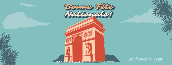 Arc de Triomphe Facebook Cover Design Image Preview