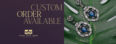 Earthy Custom Jewelry Facebook cover Image Preview