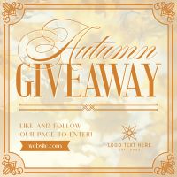 Autumn Giveaway Instagram post Image Preview