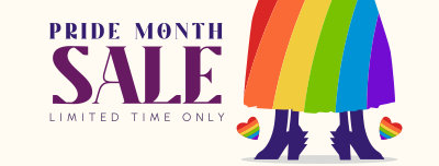 Pride Clearance Sale Facebook cover Image Preview