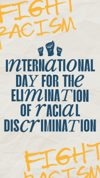 Stop Racial Discrimination Facebook Story Design