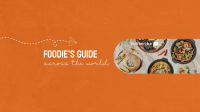 Food Across the World YouTube Banner Design