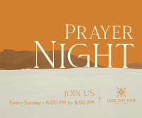 Prayer Night Facebook post | BrandCrowd Facebook post Maker