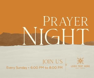 Prayer Night  Facebook post Image Preview