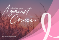 Stand Against Cancer Pinterest Cover Design