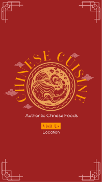 Authentic Chinese Cuisine Instagram Reel Preview