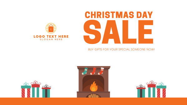 Christmas Day Gift Facebook Event Cover Design Image Preview