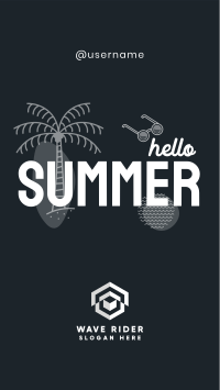 Hello Summer YouTube Short Image Preview