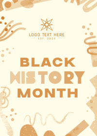 Black History Celebration Poster Design