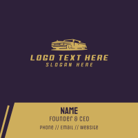 Vintage Classic Car Business Card Design