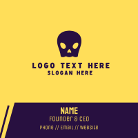 Ghost Skull Business Card Design