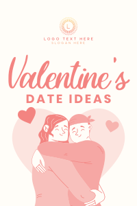 Valentines Couple Pinterest Pin Design