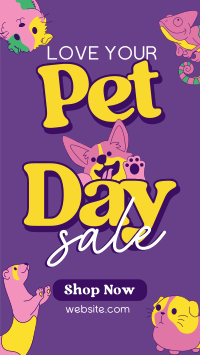 Pet Day Sale YouTube short Image Preview